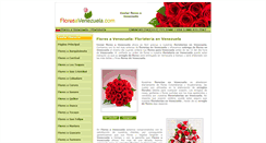 Desktop Screenshot of floresavenezuela.com
